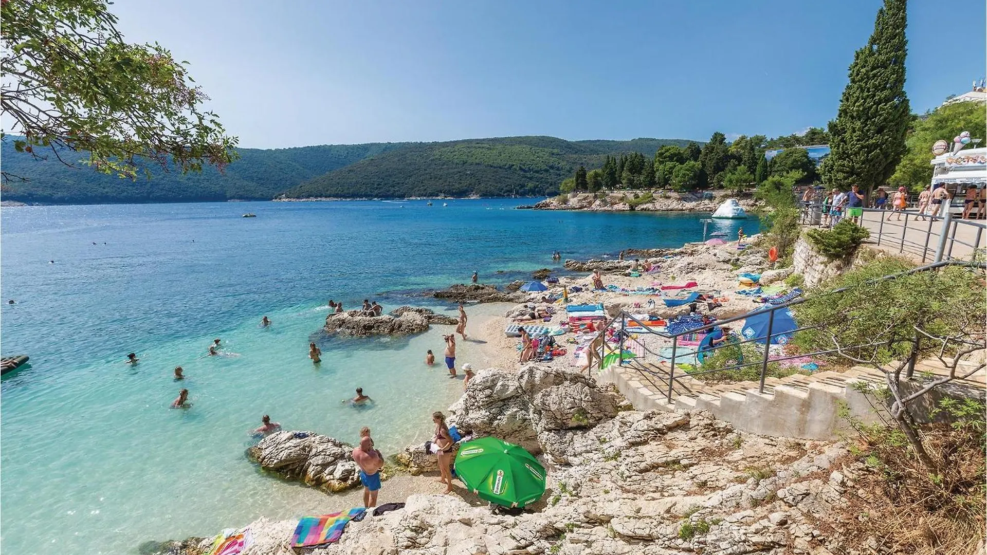 Awesome Apartment In Rabac With Kitchen